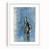 Expressionist Art - Self-Portrait in Moonlight