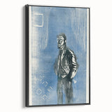 Expressionist Art - Self-Portrait in Moonlight