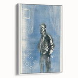 Expressionist Art - Self-Portrait in Moonlight