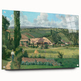 Impressionist Landscape - Les Pâtis, Pontoise by Camille Pissarro Print