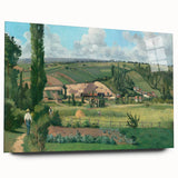 Impressionist Landscape - Les Pâtis, Pontoise by Camille Pissarro Print