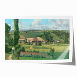 Impressionist Landscape - Les Pâtis, Pontoise by Camille Pissarro Print