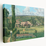 Impressionist Landscape - Les Pâtis, Pontoise by Camille Pissarro Print