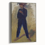 Modern Wall Art - Expressive Portrait of Groom Standing for Stylish Decor