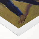 Modern Wall Art - Expressive Portrait of Groom Standing for Stylish Decor