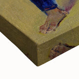 Modern Wall Art - Expressive Portrait of Groom Standing for Stylish Decor