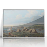 Historical Realism Art Print of Louisburg Lighthouse Coastal Scene