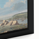 Historical Realism Art Print of Louisburg Lighthouse Coastal Scene