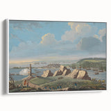 Historical Realism Art Print of Louisburg Lighthouse Coastal Scene
