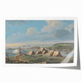 Historical Realism Art Print of Louisburg Lighthouse Coastal Scene