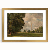 Romanticism Art: Salisbury Cathedral - Classic Landscape by John Constable