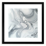 Minimalist Abstract Wall Art – Gray & White Contemporary Canvas
