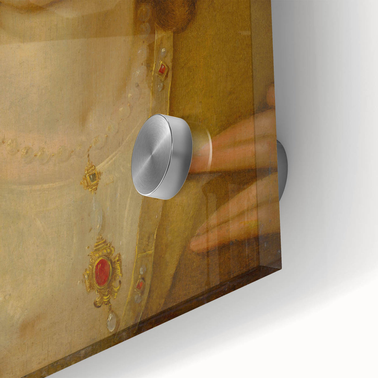 Baroque Portrait Wall Art – Venus with Cherub Elegance