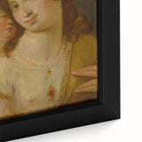 Baroque Portrait Wall Art – Venus with Cherub Elegance