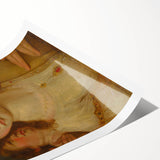 Baroque Portrait Wall Art – Venus with Cherub Elegance