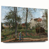 Impressionist Landscape - Autumn in Louveciennes by Camille Pissarro Print