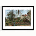 Impressionist Landscape - Autumn in Louveciennes by Camille Pissarro Print