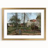 Impressionist Landscape - Autumn in Louveciennes by Camille Pissarro Print