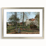 Impressionist Landscape - Autumn in Louveciennes by Camille Pissarro Print
