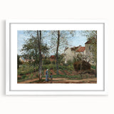 Impressionist Landscape - Autumn in Louveciennes by Camille Pissarro Print