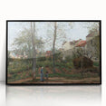Impressionist Landscape - Autumn in Louveciennes by Camille Pissarro Print