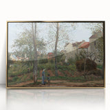 Impressionist Landscape - Autumn in Louveciennes by Camille Pissarro Print
