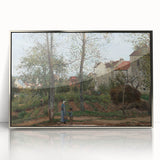 Impressionist Landscape - Autumn in Louveciennes by Camille Pissarro Print