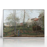 Impressionist Landscape - Autumn in Louveciennes by Camille Pissarro Print