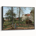 Impressionist Landscape - Autumn in Louveciennes by Camille Pissarro Print