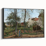 Impressionist Landscape - Autumn in Louveciennes by Camille Pissarro Print