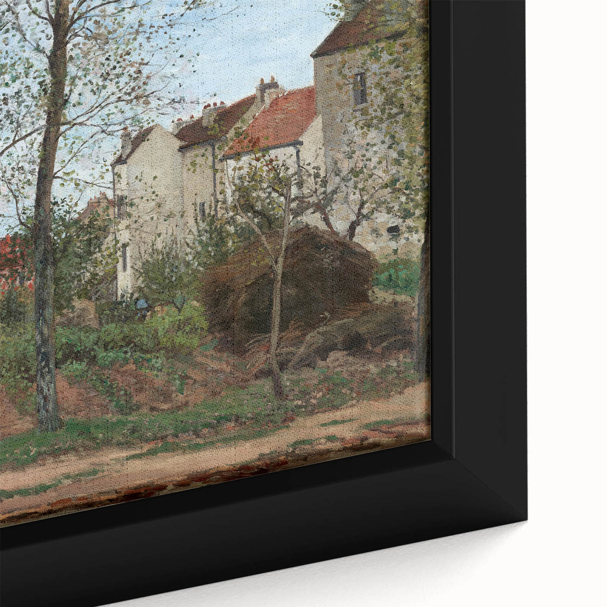 Impressionist Landscape - Autumn in Louveciennes by Camille Pissarro Print