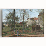 Impressionist Landscape - Autumn in Louveciennes by Camille Pissarro Print