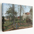 Impressionist Landscape - Autumn in Louveciennes by Camille Pissarro Print