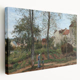 Impressionist Landscape - Autumn in Louveciennes by Camille Pissarro Print