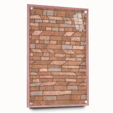 Modern Wall Art - Geometric Barracks Settlement Print for Minimalist Decor