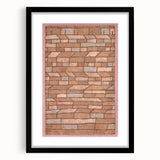 Modern Wall Art - Geometric Barracks Settlement Print for Minimalist Decor