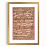 Modern Wall Art - Geometric Barracks Settlement Print for Minimalist Decor