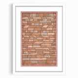 Modern Wall Art - Geometric Barracks Settlement Print for Minimalist Decor