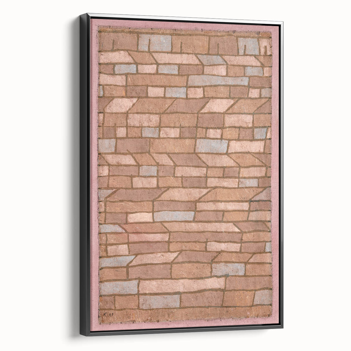 Modern Wall Art - Geometric Barracks Settlement Print for Minimalist Decor