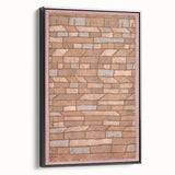 Modern Wall Art - Geometric Barracks Settlement Print for Minimalist Decor