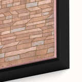 Modern Wall Art - Geometric Barracks Settlement Print for Minimalist Decor