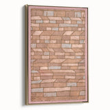 Modern Wall Art - Geometric Barracks Settlement Print for Minimalist Decor