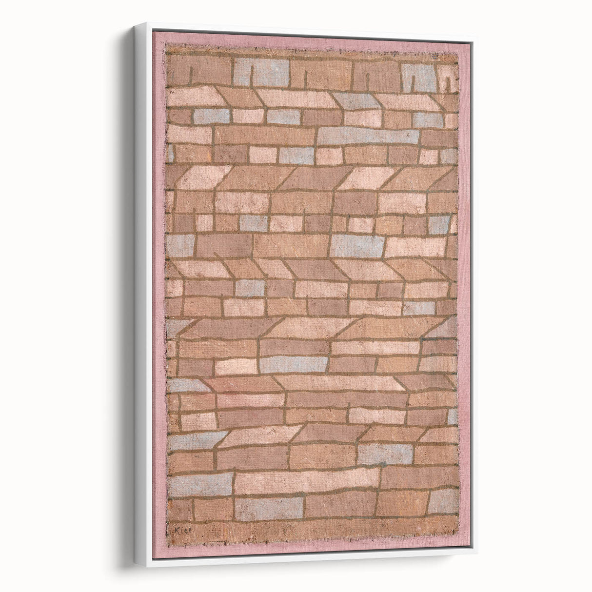 Modern Wall Art - Geometric Barracks Settlement Print for Minimalist Decor