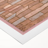 Modern Wall Art - Geometric Barracks Settlement Print for Minimalist Decor