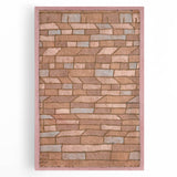 Modern Wall Art - Geometric Barracks Settlement Print for Minimalist Decor