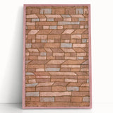 Modern Wall Art - Geometric Barracks Settlement Print for Minimalist Decor