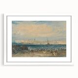 Romanticism Art: Margate Beach Scene - Classic Coastal Landscape
