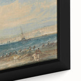 Romanticism Art: Margate Beach Scene - Classic Coastal Landscape