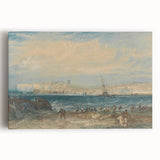 Romanticism Art: Margate Beach Scene - Classic Coastal Landscape