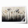 Minimalist Floral Living Room Wall Art – Modern Canvas & Framed Print